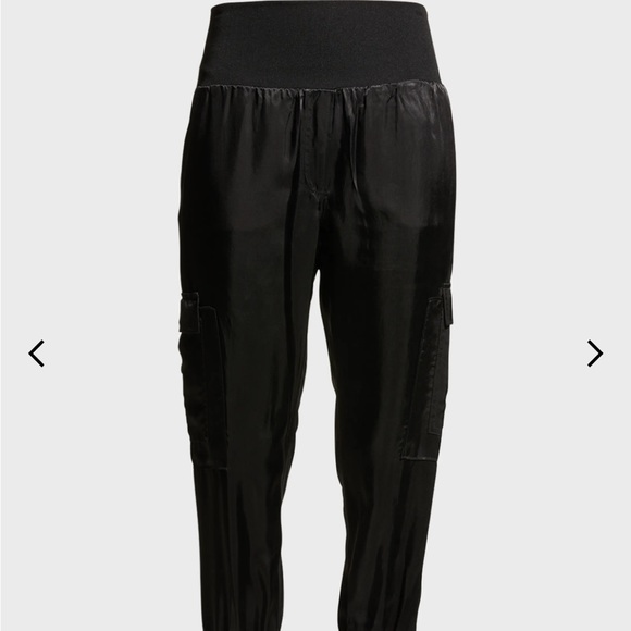 Cinq a sept satin jogger pants L like new - Picture 4 of 7